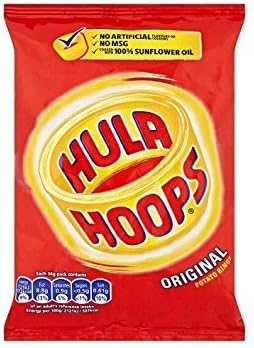 KP Hula Hoops Original Potato Rings (25 x 34G packs)