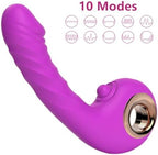 7 inch Adult Tool for Women Today Rabbit Ears Pleasure Toy for Women Silicone Machine with Powerful Suction Realistic Handheld Popular for Her qd42