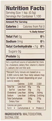 Sweetener with Sucralose, 19.4 Oz,Tastes Like Sugar, Great for Baking! Zero Calorie Sweetener (Pack of 1)