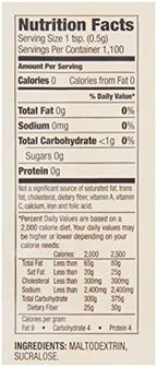 Sweetener with Sucralose, 19.4 Oz,Tastes Like Sugar, Great for Baking! Zero Calorie Sweetener (Pack of 1)