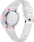 Kids Watch Digital for Girls Boys Teenagers Sport Outdoor Waterproof Analog Watch for Children with Silicone Band Stopwatch with EL Backlight/Timer/Alarm/Date