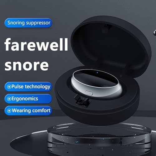 Anti-Snoring Aid - Portable 3-Speed Adjustable Device for Better Sleep, Comfortable & Easy to Use (Black)