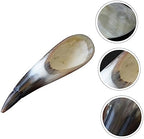 Beavorty Horn Scraping Tube guasha Tray Facial Massager Stick ox Horn guasha Tool face Massaging Rod Tissue Mobilization Buffalo Horn Scraping Board Skin Lymph Scraping Tablets Horns