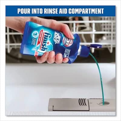 Finish Jet Dry Dishwasher Rinse Aid, 16 oz (Case of 6)