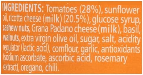 Filippo Berio Pesto, Tomato & Ricotta, 6.7 Ounce Glass Jar, Pack of 6