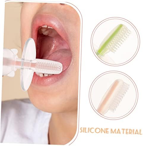 4pcs Silicone Toothbrush Boy Girl Boy Girl Brush Soft Bristles Months and up