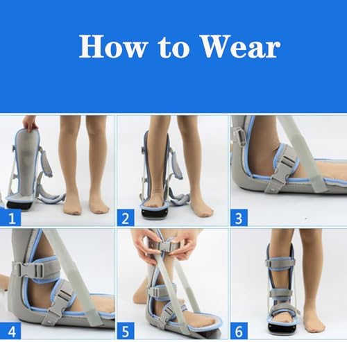 Plantar Fasciitis Night Splint Leg Support Brace Adjustable Night Splint Comfortable and Adjustable with Padding Fits Right or Left Foot,S,L