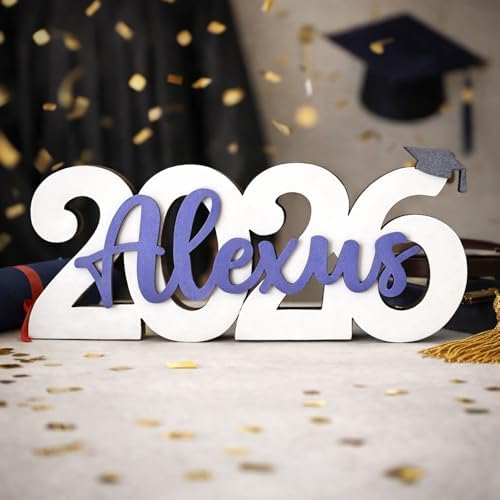 Custom Graduation Name Sign 2026, Personalized Grad Decor Display, Custom Name Graduation Keepsake, Class of 2026 Celebration Decoration, Meaningful Gift for Graduate Kids & Family