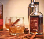 Crown Maple Certified Organic Cinnamon Infused Maple Syrup, Pure, Non-GMO Pairs well with Pancakes, Flavor Cocktails, Sticky Buns, Waffles, 12.7 Fl Oz (Pack of 1)