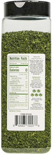 NPG Freeze-Dried Parsley Flakes 3 Oz, Dehydrated Chopped Parsley for Cooking, Soups, Pasta, and Garnish, Aromatic Herb Seasoning, Non-GMO, Gluten-Free, Green Leafy Curly Herb