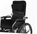 Wheelchair Backrest Extension Kit High Back Removable Back Cushion for Manual Wheelchairs Adjustable Heightening Supplies for Disabled Users Sturdy Cloth Material