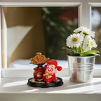 Holibanna CAI Shen Figurine God of Fortune Statue New Year Ornament Resin Desktop Decoration Chinese Decorations for Car