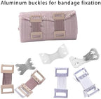 100 Pcs Stretch Metal Clasps Elastic Aluminum Bandage Clips Stretch Metal Clips for Bandages