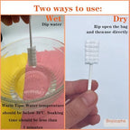 100Pcs Baby Tongue Cleaner,Baby Toothbrush,Disposable Oral Cleaner for Newborn Toddler Infant Tooth Mouth Gum Clean Stick Dental Care
