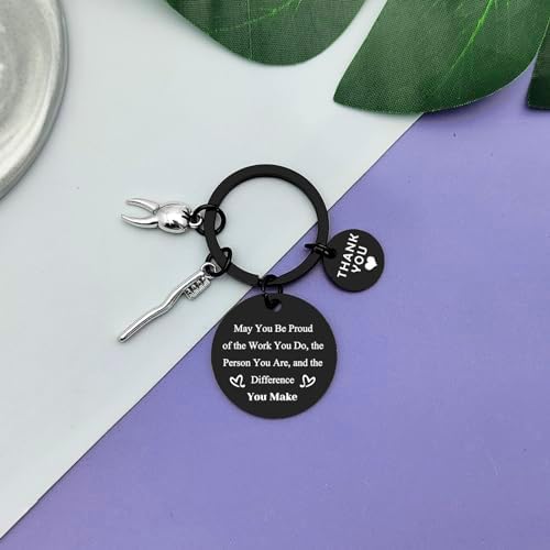 Dentist Gifts Dental Gift Thank You Keychain for Dental Assistant Dentist Graduation Gifts Dentists Physician Appreciation Keychain Future Dentists Gift Retirement Jewelry Christmas Birthday Present