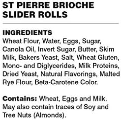 St. Pierre, Brioche Slider Rolls, 12-Ct, 16.9 Oz