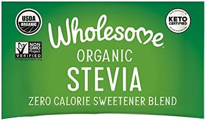 Wholesome Sweeteners Organic Stevia, 1000 Count Packets, Zero Calorie Sweetener Blend, Keto Friendly, Non GMO, Gluten Free & Vegan