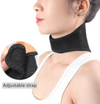 Heated Neck Brace Self Heating Neck Wrap for Pain Relief Magnetic Therapy Neck Support Brace Heating Pad Adjustable Neck Support Neck Warmer Neck Protector for Neck Arthritis Cervical Spine Neck Relax