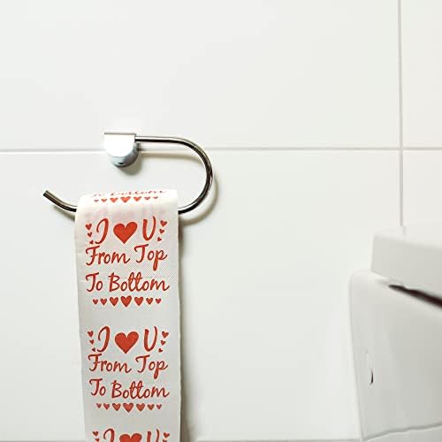 Valentines Day Toilet Paper Decor, Toilet Paper Gifts, Holiday Gifts for Him/Her, Funny Tissue Napkins, Bath Decorations Tissue Roll Supplies, Bathroom Decor Fun Party Favors Gift