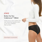 CUFT® Women’s TENCEL™ - NON-TOXIC - Bikini Underwear – Breathable, Plastic-Free Fabric, Lightweight & Odor Reducing - 5 Pack