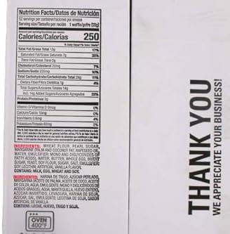 Avieta Individually Wrapped Pearl Sugar Waffles, 1.94 Ounce - 52 per case