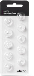 Oticon Minifit Open 8mm Dome Piece (10 Pack)
