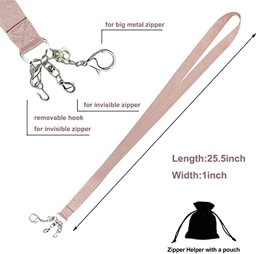 Zipper Helper Pull for Dresses - with 3 Different Types Hook - Dress Zipper Pull Helper - Zipper Puller Herlper for Boots - Zipper Helper Pull for Dresses with Invisible Zippers - FYOURH