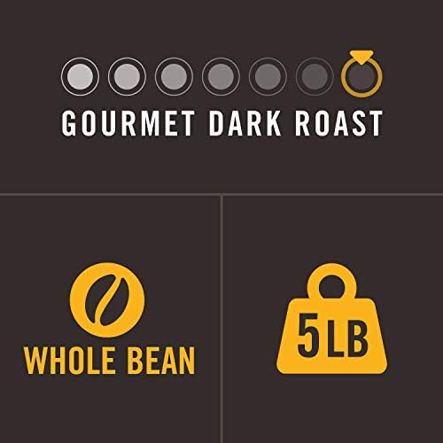 Kahwa Cuban Coffee Beans, Cubano Dark Roast Espresso Blend,Whole Bean Coffee, 5 lb Bag