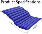 Alternating Pressure Mattress, Anti-Bedsore Mattress, Half Body Air Topper Pad for Bed Sore, Ulcer Prevention, Bedridden Treatment,Manual air Pump
