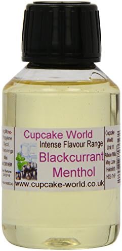 Cupcake World Blackcurrant Menthol Intense Food Flavouring 100 ml