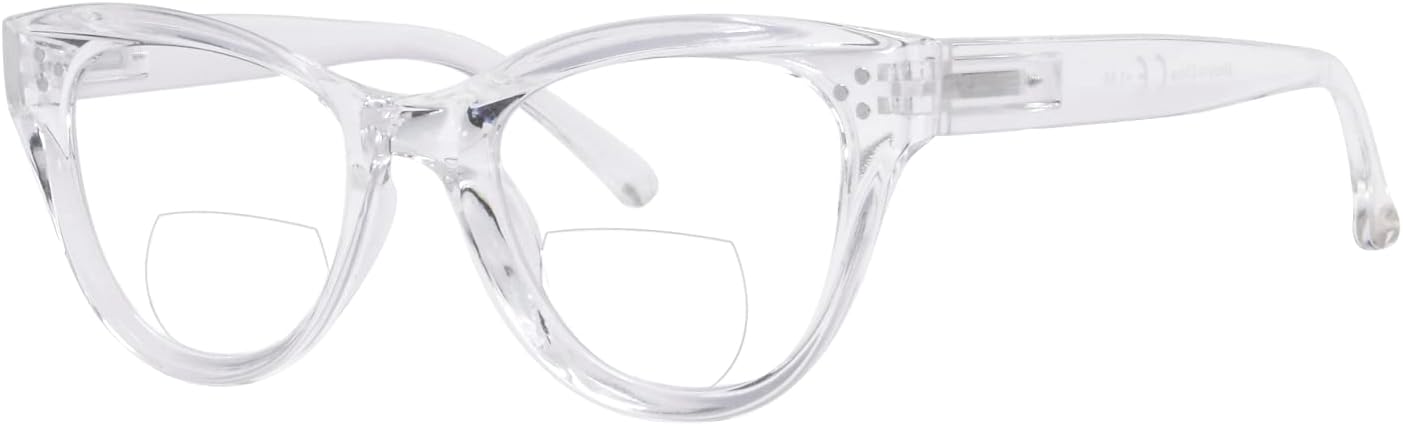Eyekepper Bifocal Sunglasses for Women Reading under the Sun Stylish Bifocal Readers Tinted Lens Oversize Cat-eye Style