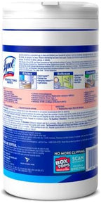 Lysol Disinfectant Wipes, Dorm Room Essentials, Multi-Surface Antibacterial Cleaning Wipes, For Disinfecting and Cleaning, Crisp Linen, 80 Count