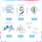 LaVenty On Cloud 9 Cake Decoration On Cloud 9 Birthday Cake Topper 9 Birthday Cake Decoration On Cloud 9 Party Supplies Cloud Cake Toppers