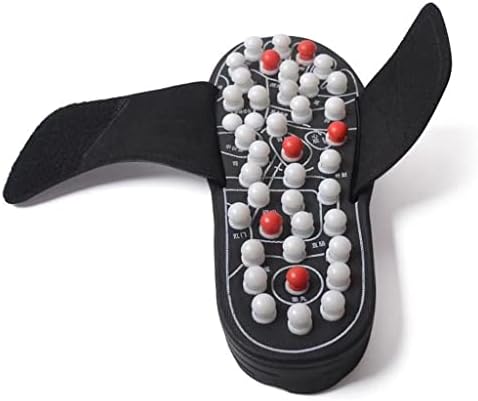MTFBQ Mens Massage Slippers Acupressure Foot Massage Sandals, Adjustable Foot Massager Tools, Relief Neuropathy Arthritis Plantar Plantar Fasciitis Slides Open Toe Non-Slip Massage Shoes for Spa