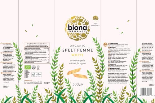 Biona Organic Spelt Penne (500g)