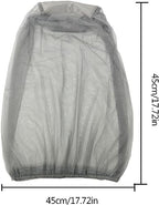 Black Mosquitoes Head Net Face Neck Fly Netting Hoods from Bugs Protections Screen Net for Camping Travel Hiking Wearables