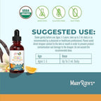 MARYRUTH'S Organics Multivitamin & Multimineral with Iron for Toddlers | USDA Organic | Sugar Free | Multivitamin Liquid Drops for Kids Ages 1-3 | Immune Support | Vegan | Non-GMO | 2 Fl Oz