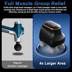 4 Head Massage Gun Deep Tissue, Mini Percussion Muscle Massage Gun for Pain Relief, Portable Electric Muscle Massager with 5 Speeds, 3 Attachments, USB Rechargeable - Ideal Gift for Men & Women