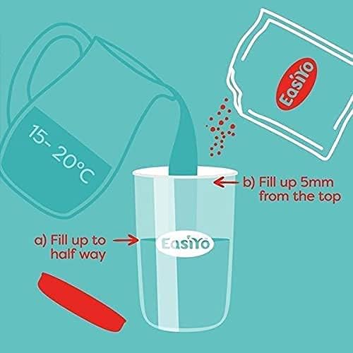 EasiYo Yogurt 8 Sachet Pack | EasiYo Classic Variety Pack | 2 x Greek Style Natural 2 x Low Fat Greek Style 2 x Natural 2 x Fat Free Natural | Each Sachet Makes 1kg of Yogurt