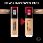 L'Oreal Paris Makeup Infallible Up to 32 Hour Fresh Wear Lightweight Foundation, 420 True Beige, 1 Fl Oz, Packaging May Vary