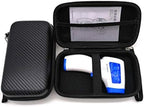 Travel Carrying Storage Case for Digital No-Touch Forehead Thermometer (Black)