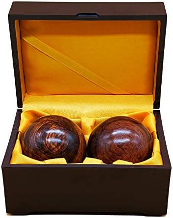 2 Inches Baoding Balls Chinese Health Exercise Stress Balls Rosewood
