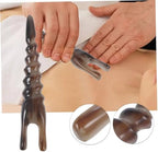 1pc Horn Scraping Plate Natural Horn Massage Tool for Body Care Ergonomic Design for Comfortable Grip Promotes Circulation Smoothly Polished for Skin Safety