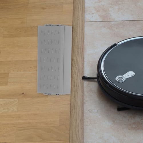 Cabilock Robot Vacuum Ramp 0.8 Inch Threshold Ramp for Doorways Indoor Outdoor Use Wheelchair Curb Grey
