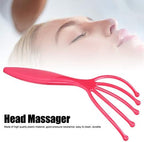 Agatige Head Massager Claw, Protable Plastic Handheld Scalp Massager Hair Growth Head Scratcher Stress Relief Deep Relaxation Tools for Home Spa Office Travel Use (1PCS)