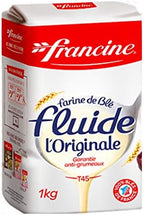 Francine Farine de ble Fluide - French Imported T45 Original Fluid Wheat Flour, 1kg