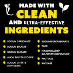 Molly's Suds Dishwasher Powder | Clean Dishwasher Detergent, Cuts Grease & Rinses Clean (Residue-Free) for Sparkling Dishes | 60 Loads (Unscented)