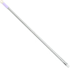 Sosoport Stainless Steel Mop Stick Pole Replacement, 88cm Two-Section Broom Rod with Detachable Handle Grip for Bathroom Cleaning, Household Mop Handle Accessory Set Random Color