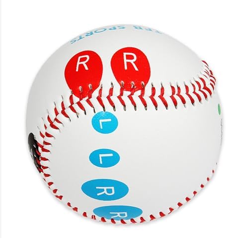 9 Inch Official Baseball, Hard Baseball & Softball for Practice & Competition, Professional Training Ball with Fingerprint Markings for Pitching Training
