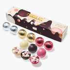 Hot Chocolate Bombs Marshmallow Filled Balls - Set of 6-3 Flavors of White, Fudge Brownie, Strawberry Chocolates Winter - Best Cocoa Filled with Marshmallows - Bomb Gift Set, Melting Delicious Gifts